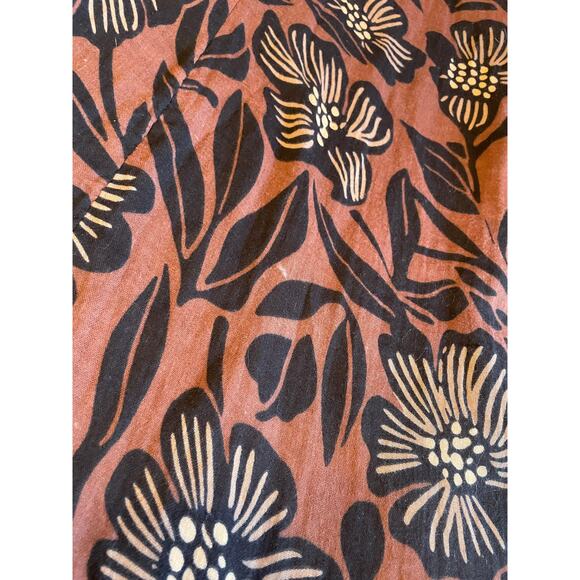 Free People Sweet Nothings Midi Boho Floral Smocked Top Spaghetti Strap Dress XS - Picture 7 of 16